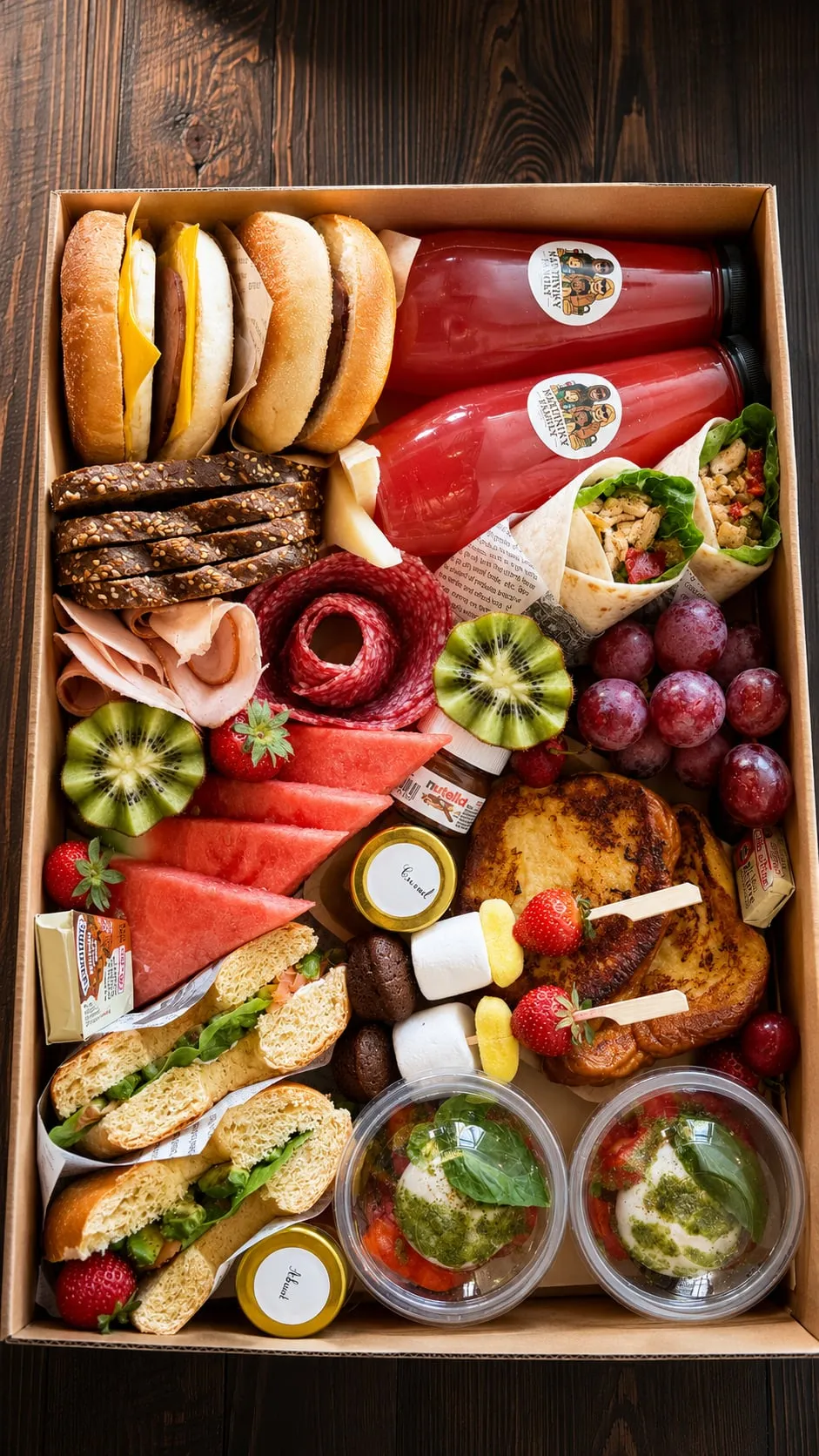 Box Brunch Authentique sucrée et salée pour deux personnes
